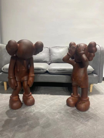 KAWS At This Time Деревянная Фигурка - 70 см