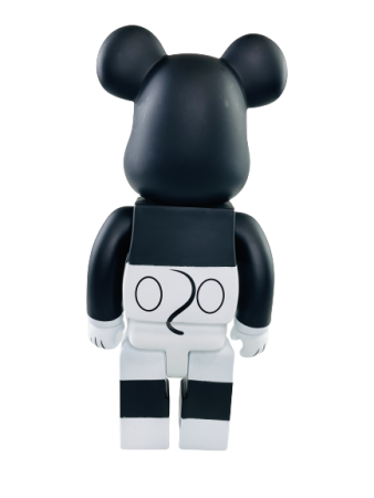 Bearbrick Микки Маус (Черно-Белый) 400% (28 см)