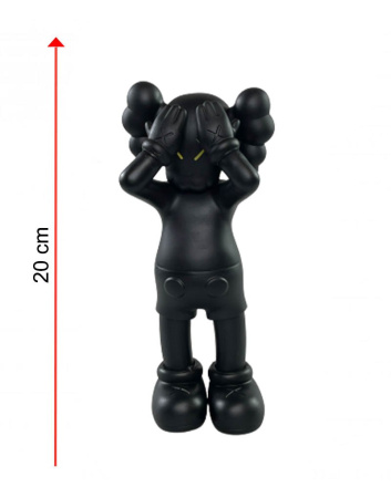 KAWS At This Time Виниловая Фигурка (Черный) - 20 см