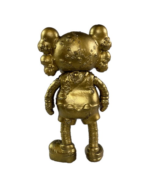 Kaws X Pushead Companion Фигурка (Золотой) - 25 см Kaws X Pushead Companion Фигурка (Золотой) - 25 см