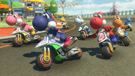 Nintendo Switch Neon grey + Mario Kart 8 Deluxe (Switch)