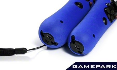 Комплект чехлов для PS Move (Silicone Jackets) Синий (PS3)