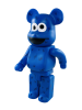 Bearbrick Улица Сезам Cookie Monster синий 400% (28см)
