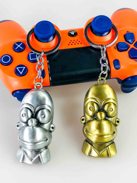 Металевий брелок Гомер Сімпсон (Homer Simpson)