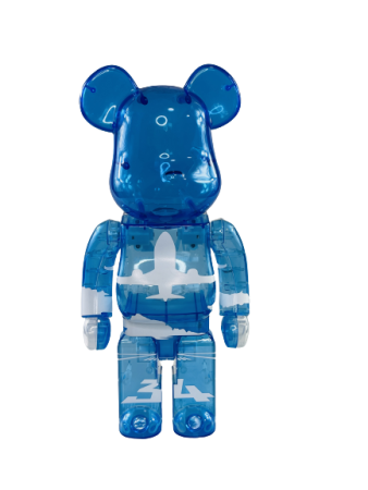 Bearbrick ANA (фігурка з білим літаком) 400% (28см)
