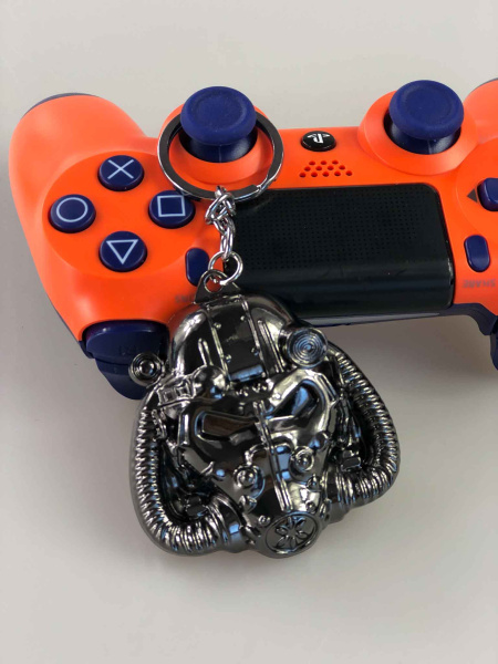 Ігровий брелок Fallout Power Armor (Силова броня) металевий