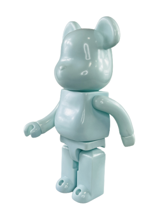 Bearbrick Однотонный (Голубой) 400% (28 см)