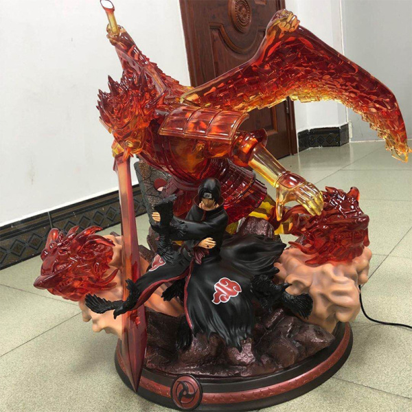 Фігурка Наруто ручний біг Акацукі  GK Сусано Учіха Ітачі Ворона (27см)