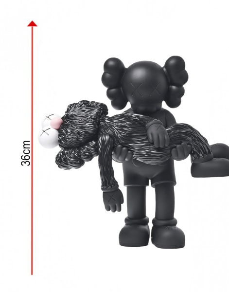 Kaws Gone Figure Фигурка (Черный) - 36 см Kaws Gone Figure Фигурка (Черный) - 36 см