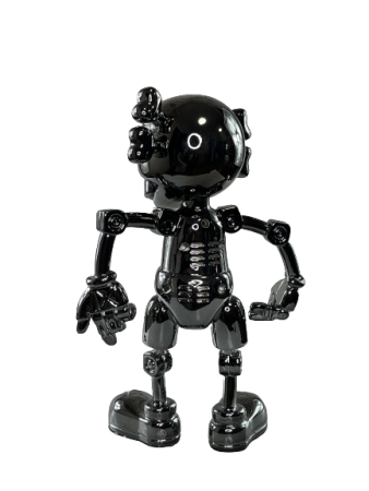 Фигурка KAWS Hajime Sorayama No Future Companion Black Chrome (35см)