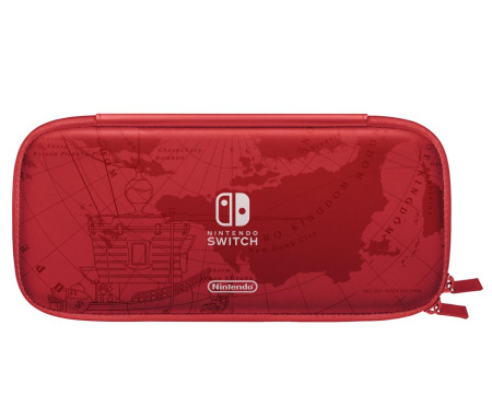 Чехол в стиле Super Mario Odyssey и защитная плёнка для Nintendo Switch