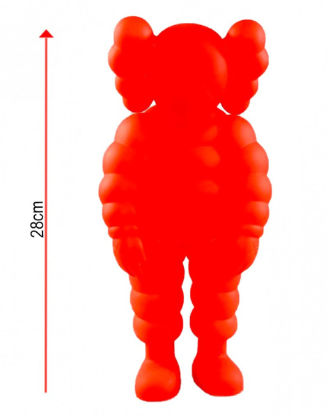 Kaws What Party Виниловая Фигурка (Красный) - 28 см Kaws What Party Виниловая Фигурка (Красный) - 28 см