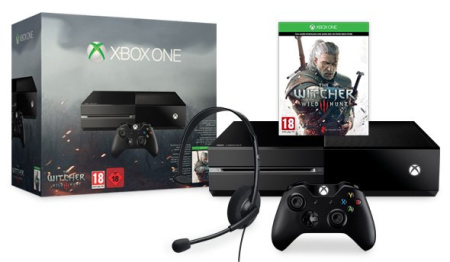 Игровая консоль Microsoft Xbox One 500GB + Ведьмак 3: Дикая Охота