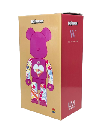 Bearbrick UM Junior (Фігурка Прозоре Серце) 400% (28см)