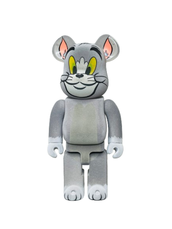 Bearbrick Том і Джеррі: Том Флокі (Оксамитовий) 400% (28см)