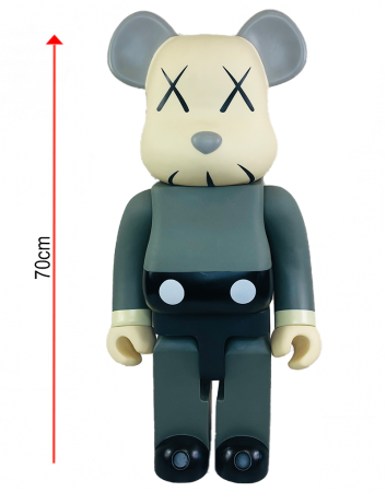 Bearbrick KAWS 2002 GREY 1000% (70 см)
