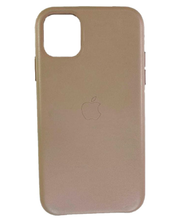 Чехол Кожаный IPhone 11 Pro Коричневый