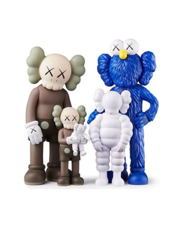 Kaws Family вінілова фігурка (коричнева/ біла/ синя)
