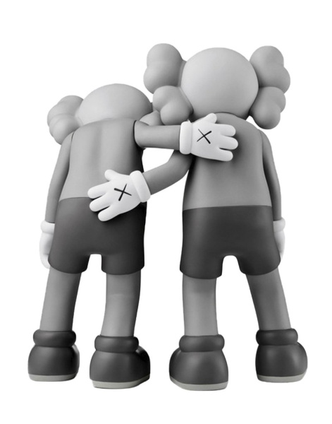 Kaws Along The Way Виниловая Фигурка (Серый) - 28 см Kaws Along The Way Виниловая Фигурка (Серый) - 28 см