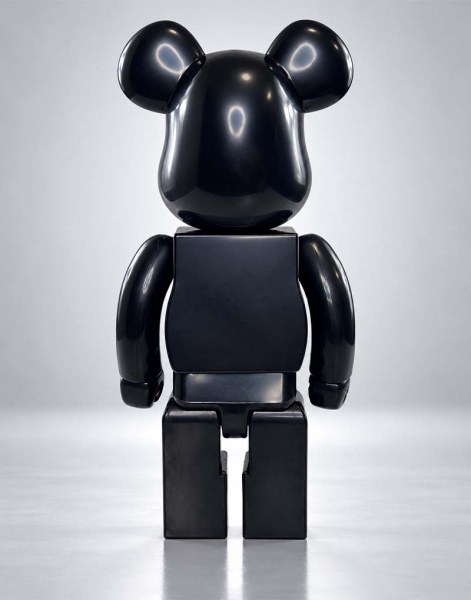 Bearbrick Черный Глянцевый 400% (28см)