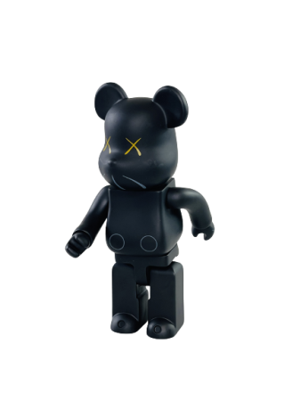 Bearbrick Kaws Черный 200% (17 см)