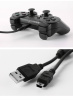 Кабель для заряджання контролера PS3 Кабель для передачі даних USB  1,8 М  чорний 