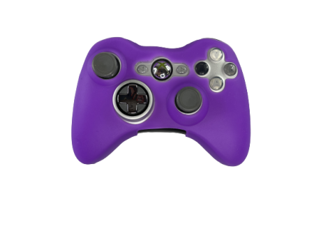 Чехол Силиконовый для джойстика Xbox 360 (Фиолетовый)