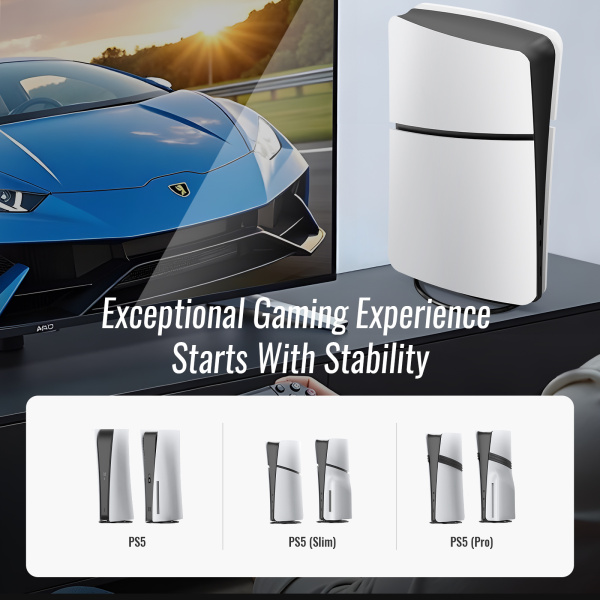 Універсальна вертикальна підставка для PS5 / PS5 Slim / PS5 PRO (JYS-P5216)
