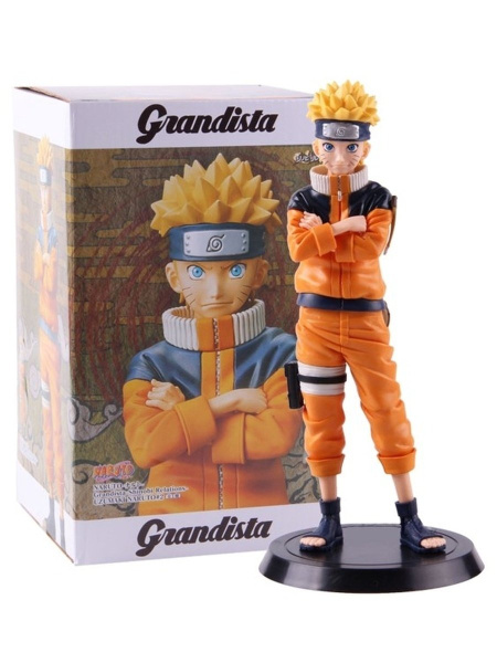 Фігурка Наруто Малюнок Узумакі Грандиста Шинобі 3 голови (23см)
