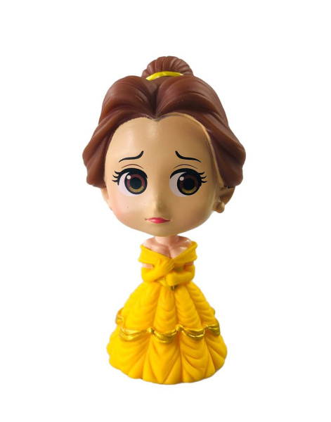 Фігурка принцеса Красуня і Чудовисько Белль ПВХ башкотряс (10см)