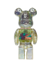 Bearbrick X-Girl (фігурка прозора біла) 400% (28см)
