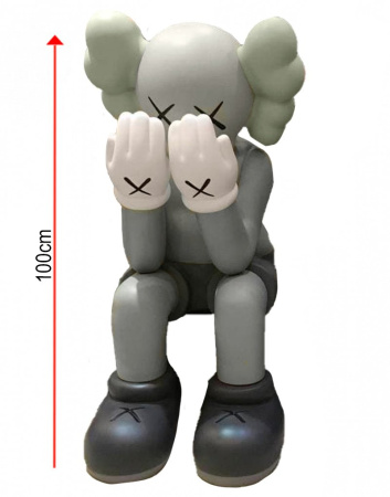 Фігурка Kaws Passing Through 100 см Grey