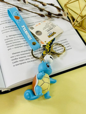 Брелок для ключей Jsstore Покемон Сквиртл (Голубой)