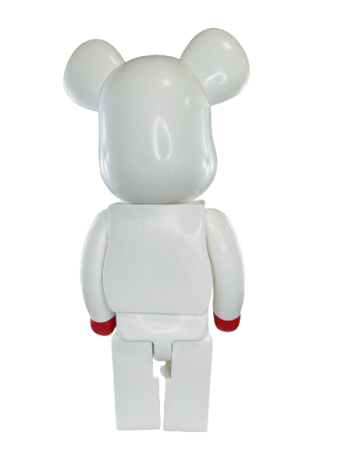 Bearbrick Japan Cool (Белый с красными цветами) 1000% (70 см)