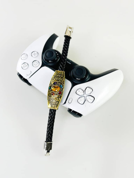 Браслет Камни Бесконечности (Черный)