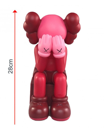 Kaws Companion Passing Through Фигурка (Красный) 28 см
