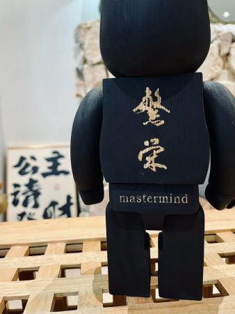 BEARBRICK × Karimoku × mastermind JAPAN 400% Black