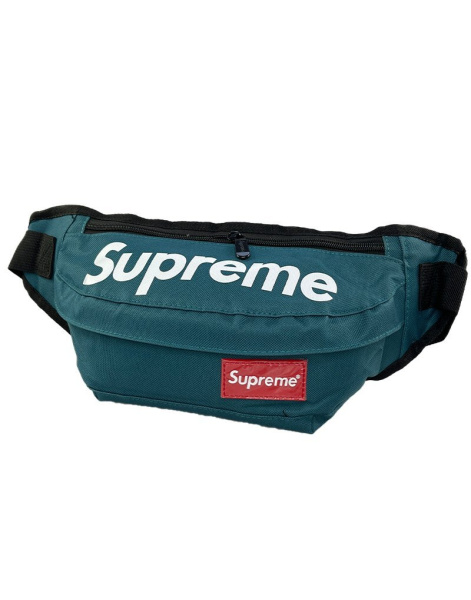 Сумка-бананка Supreme (Темно-зеленая)
