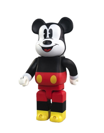 Bearbrick Mickey Mouse 400% Black (28 cм)