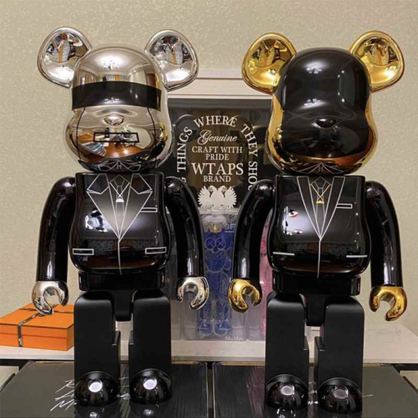 Bearbrick x Daft Punk Random Access Memories (Черный/Серебряный) 1000% (70см)