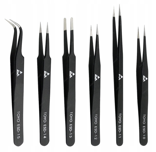 Пинцет TOYO ESD набор (6 шт.)