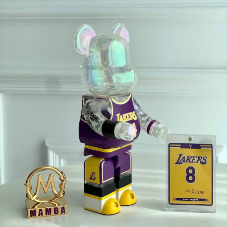 Bearbrick NBA Kobe Bryant 8 (Los Angeles Lakers) 400% (28 см)