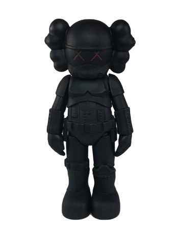 KAWS Star Wars Storm Trooper Companion виниловая фигурка (черный) - 25 см