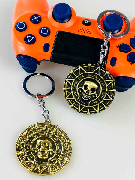 Металевий брелок з піратським черепом — стильний геймерський та колекційний аксесуар