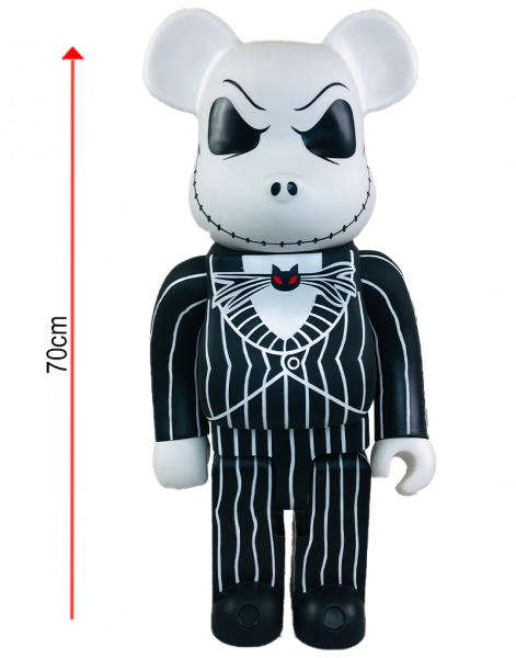 Bearbrick Jack Skellington 1000% (70 См)