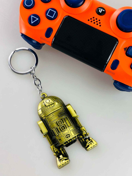 Ігровий брелок Star Wars R2-D2 металевий золотий