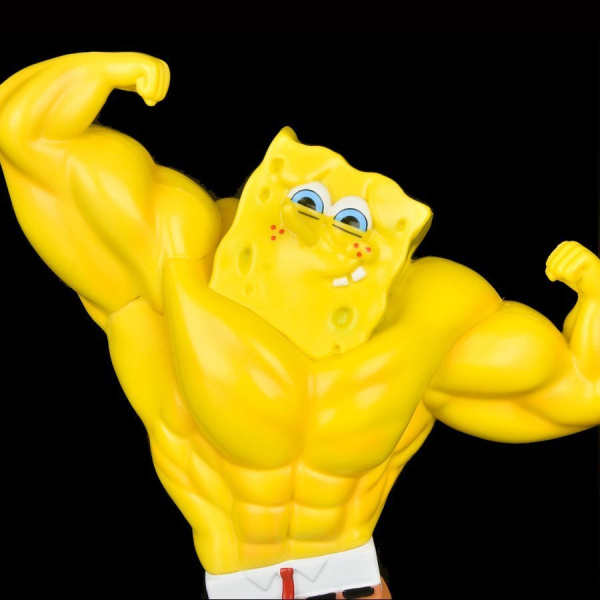 Фігурка М'яз Губка Боб Квадратні Штани SpongeBob (16 см)