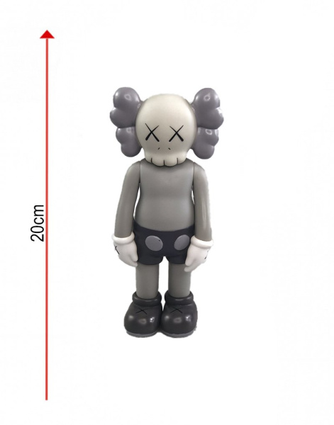 Kaws Companion Open Edition Grey Фигурка (серый) - 20 см