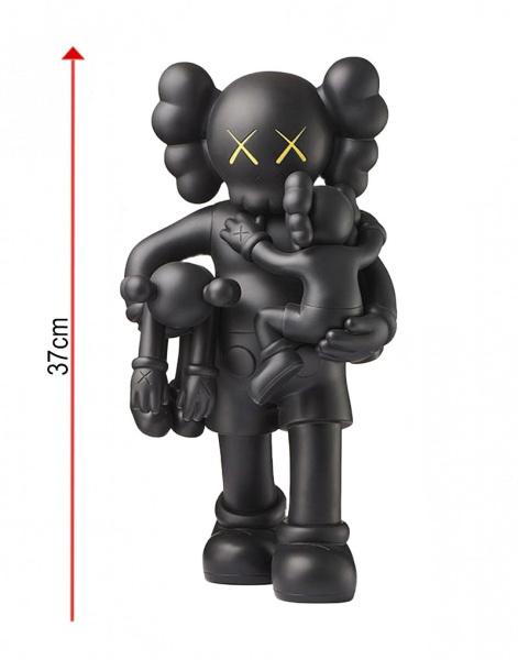 Kaws Clean Slate Виниловая фигурка (Черный) - 37 см Kaws Clean Slate Виниловая фигурка (Черный) - 37 см