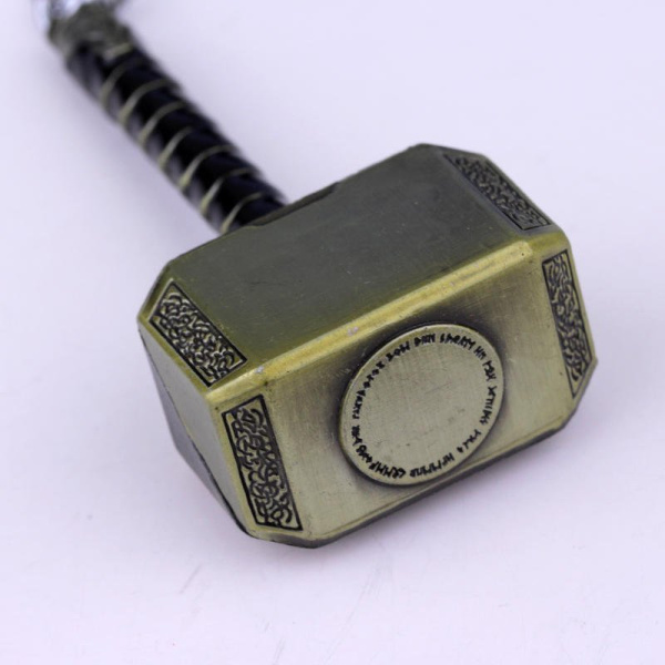 Брелок Мьельнир Молот Тора Золото